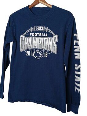 Penn State University Nittany Lions Football Shirt Small Big 10 Champions 2016